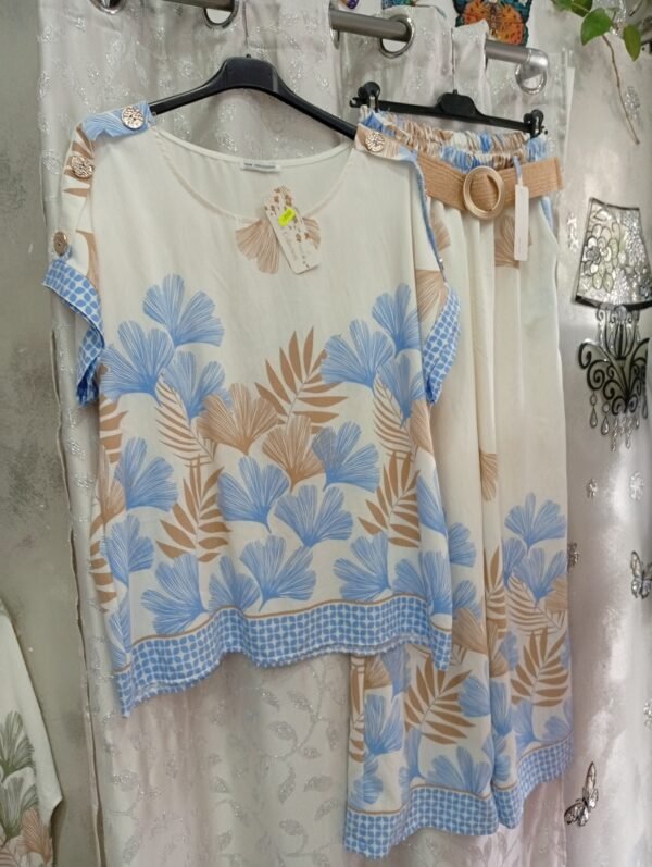 COMPLETO IN LINO FANTASIA