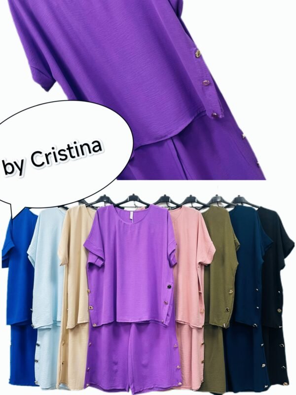 COMPLETO CURVY CON BOTTONI