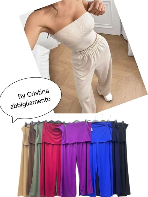 COMPLETO CURVY..TOP+PANTALONE