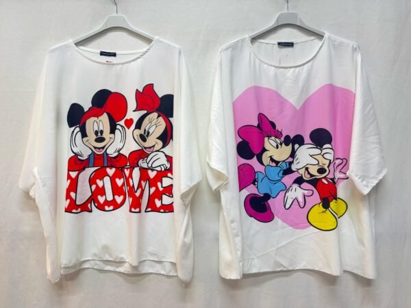 SHIRT CURVY MODELLO DISNEY