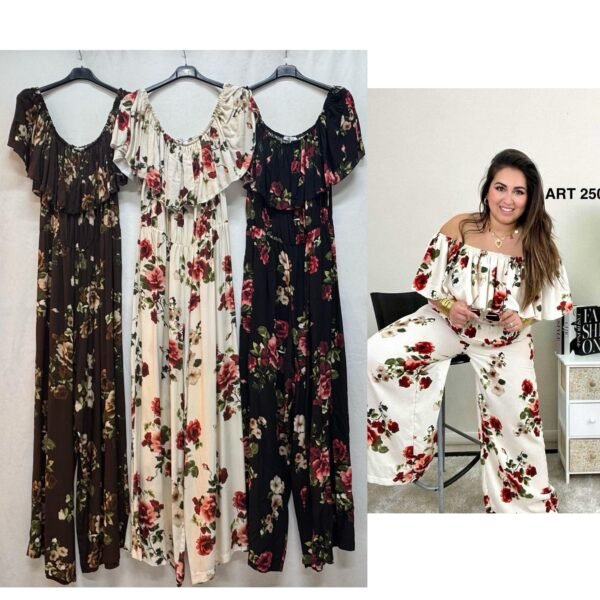 TUTA CURVY MODELLO ROSA