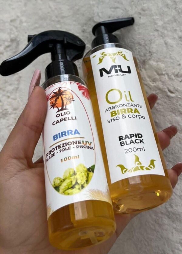SET OLIO CAPELLI PIU OLIO ABBRONZANTE